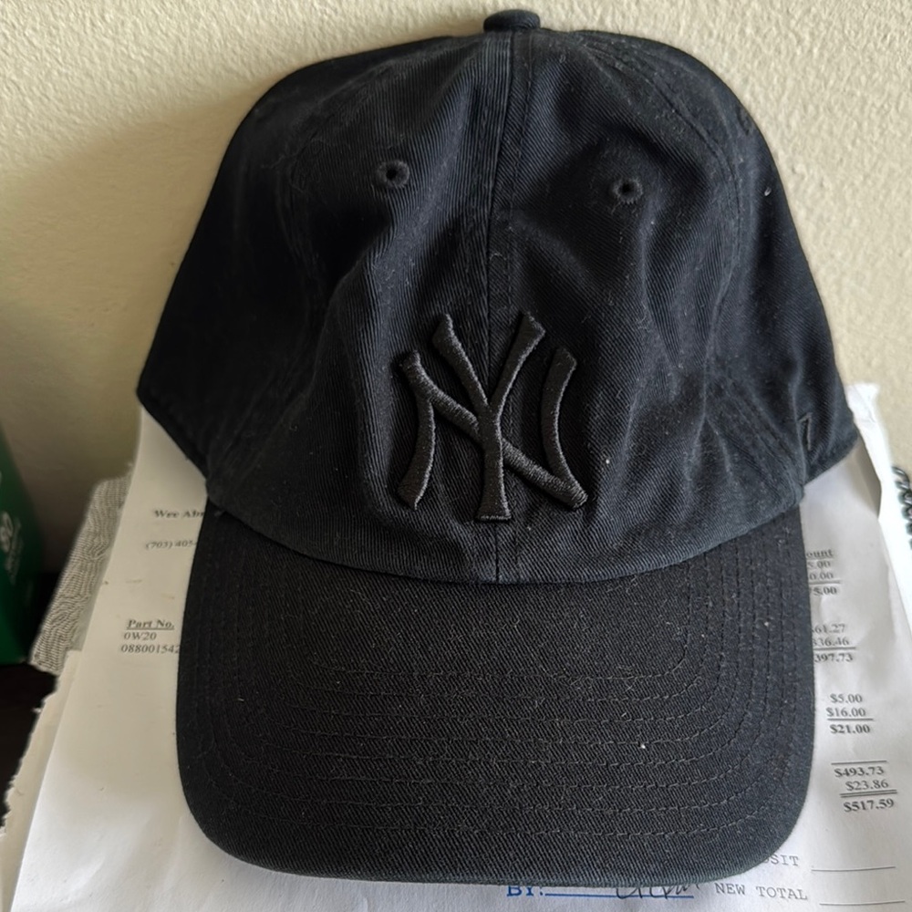 Black NY Logo Cap